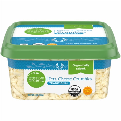 Simple Truth Organic™ Feta Cheese Crumbles Perspective: front