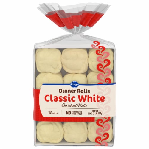 Kroger® Enriched White Dinner Rolls Perspective: front