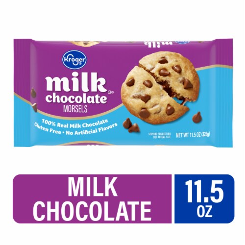 Kroger® Milk Chocolate Chips Perspective: front