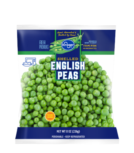 Kroger® Shelled English Peas Perspective: front