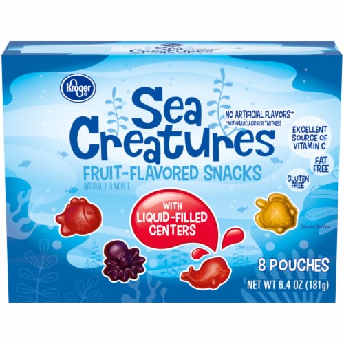 Kroger® Sea Creatures Fruit-Flavored Snacks, 8 ct / 0.8 oz - Kroger