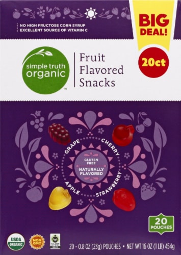 Simple Truth Organic™ Fruit Flavored Snacks Perspective: front