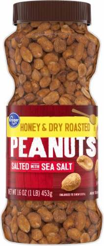 Kroger® Salted Honey & Dry Roasted Peanuts Perspective: front