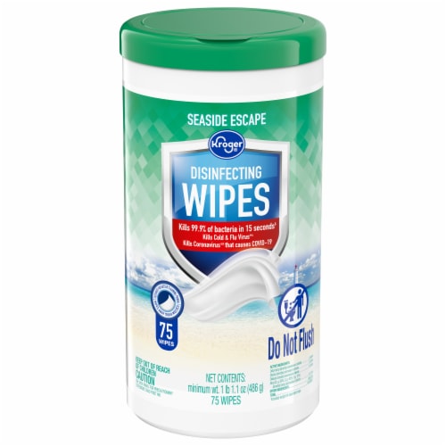 Kroger® Seaside Escape Disinfecting Wipes Perspective: front