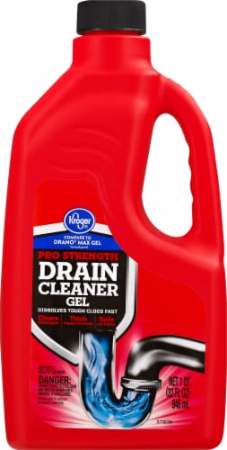 Drano Clog Remover, Max Gel, Pro Strength - 32 fl oz