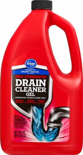 Drano Max Gel Clog Remover, Drain Clog Remover, 80 oz