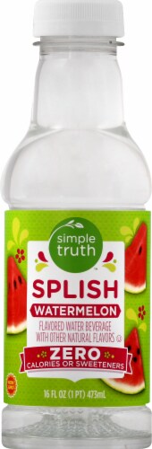 Simple Truth™ Splish Watermelon Flavored Water Beverage Perspective: front
