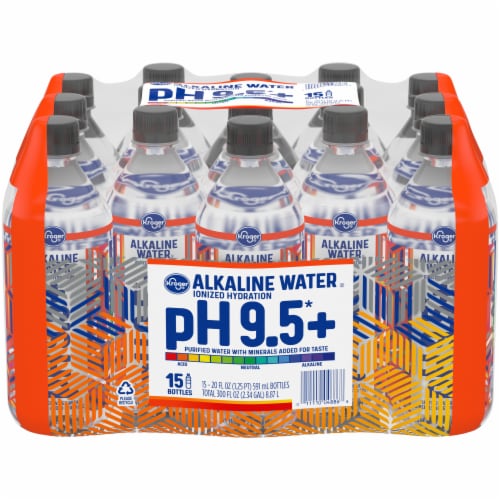 Kroger® Alkaline Bottled Water Perspective: front