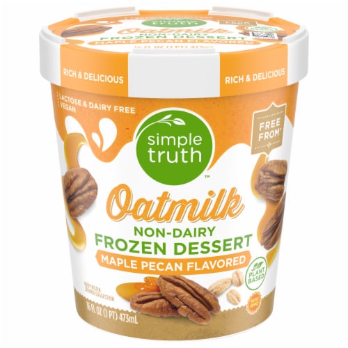 Simple Truth™ Maple Pecan Oatmilk Non-Dairy Frozen Dessert Perspective: front
