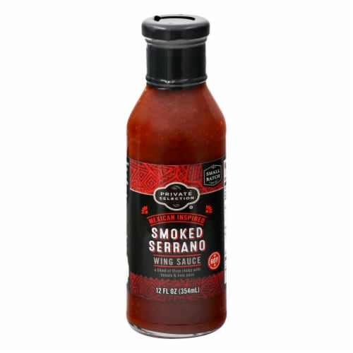 Private Selection® Mexican Inspired Smoked Serrano Wing Sauce Perspective: front