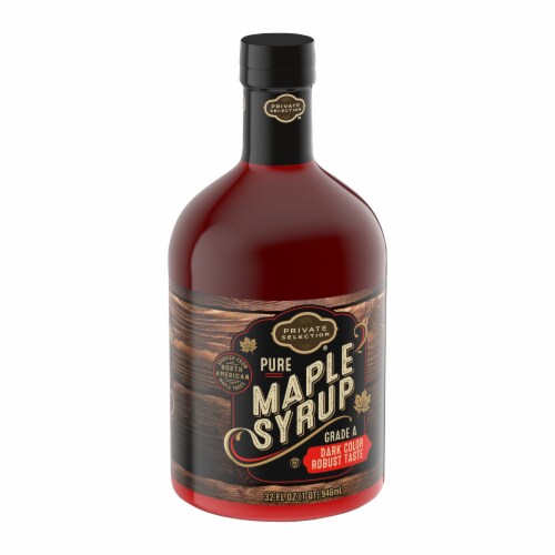 Private Selection® 100% Pure Grade A Dark Color Maple Syrup Perspective: front