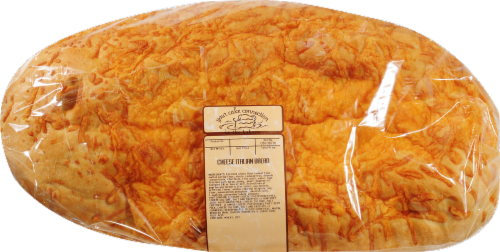 Kroger Bakery Cheesy Round Bread Perspective: front