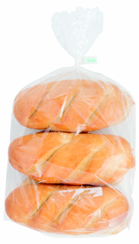 Bakery Fresh Hoagie Rolls 6 Count Perspective: front