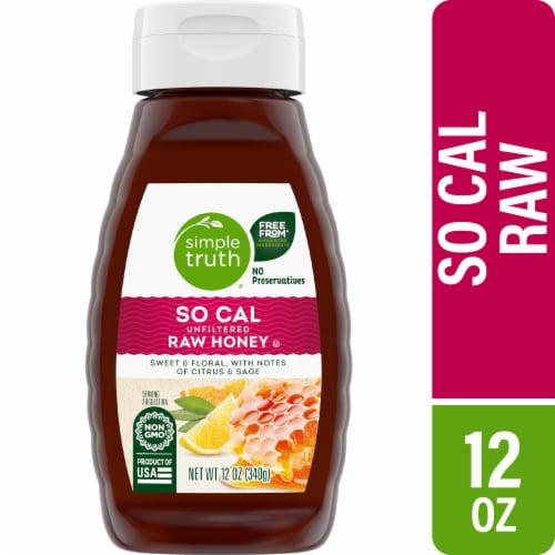 Simple Truth® Unfiltered & Raw Honey Regional Southern California Perspective: front