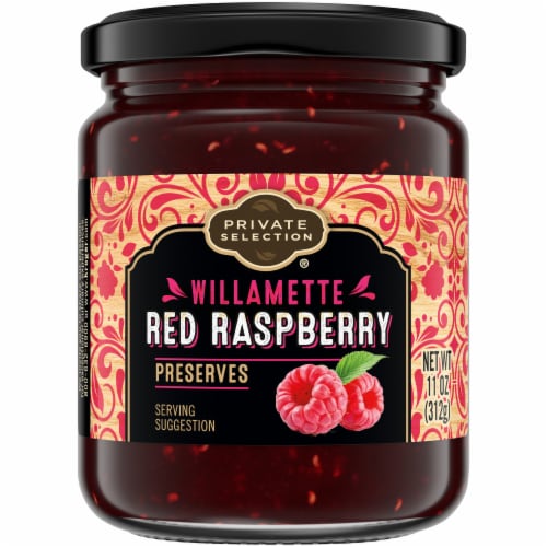 Private Selection® Willamette Red Raspberry Preserves Perspective: front