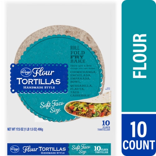 Kroger® Soft Taco Size Flour Tortillas, 10 ct / 17.5 oz - Jay C Food Stores