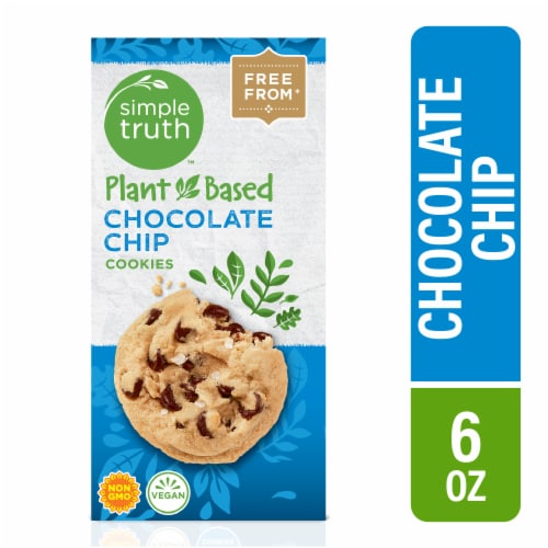 Simple Truth® Plant Based Chocolate Chip Cookies Perspective: front