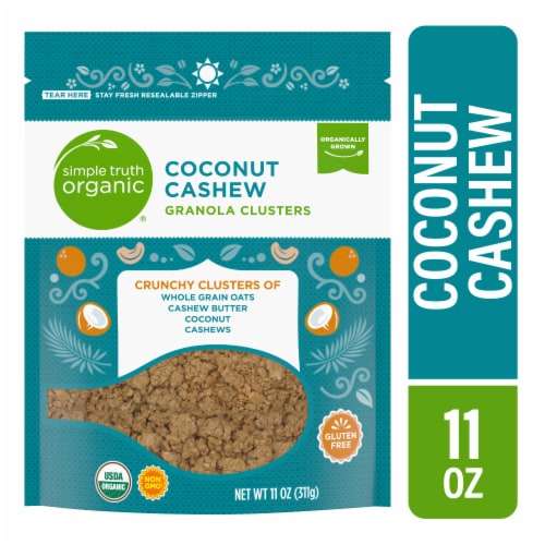 Simple Truth Organic™ Coconut Cashew Granola Clusters Perspective: front