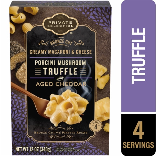 Private Selection® Porcini Mushroom Truffle with Aged Cheddar Macaroni and Cheese Perspective: front