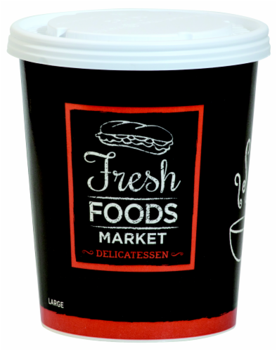 Fresh Foods Market Fresh Large Delicatessen Soup Perspective: front