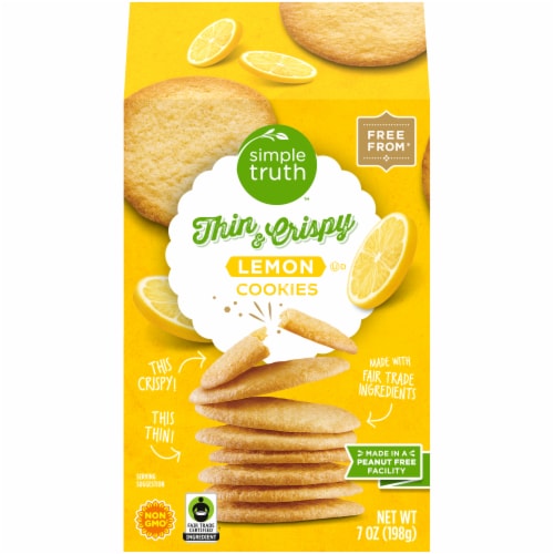 Simple Truth™ Lemon Thin and Crispy Cookies Perspective: front