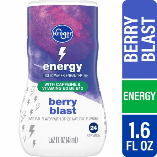 Kroger® Energy Berry Blast Liquid Water Enhancer Perspective: front