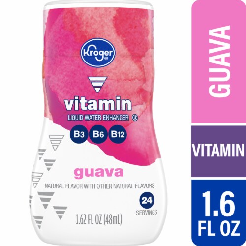 Kroger® Vitamin Guava Water Enhancer Bottle Perspective: front