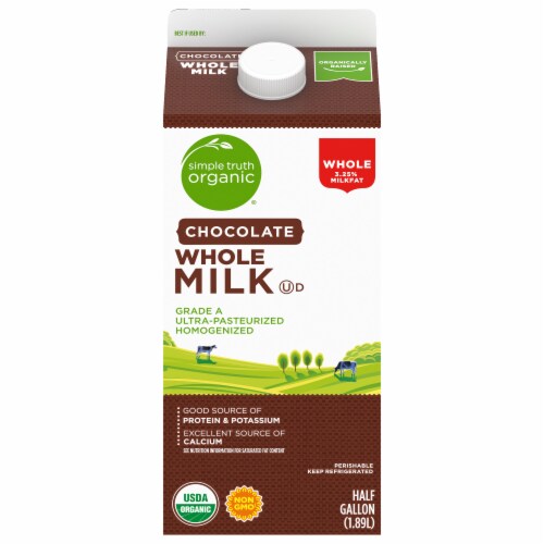 Simple Truth Organic® Chocolate Whole Milk Perspective: front