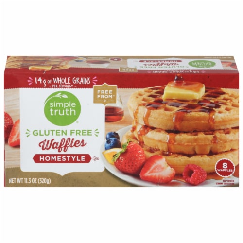 Simple Truth® Gluten Free Homestyle Waffles Perspective: front