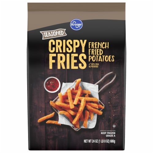 Kroger® Seasoned Crispy Fries Perspective: front