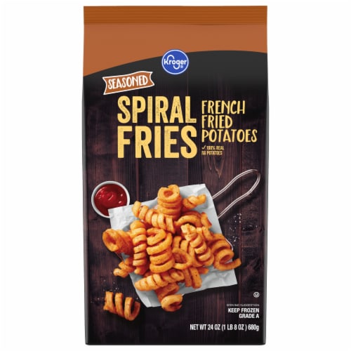Kroger® Seasoned Spiral Fries Perspective: front