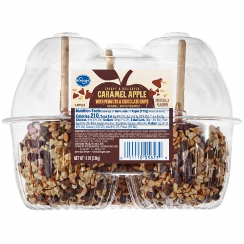 Kroger® Caramel Apple with Peanuts & Chocolate Chips Perspective: front