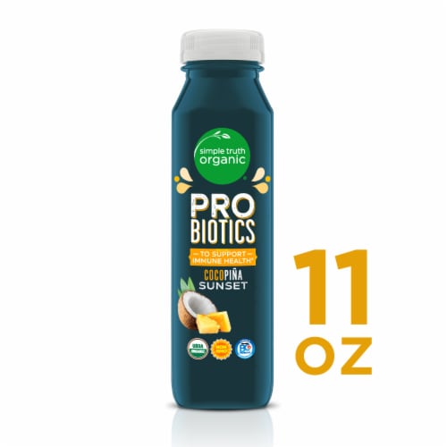 Simple Truth Organic® CocoPina Sunset Probiotic Juice Drink Perspective: front
