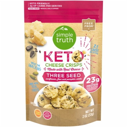 Simple Truth™ Keto Three Seed Cheese Crisps Perspective: front