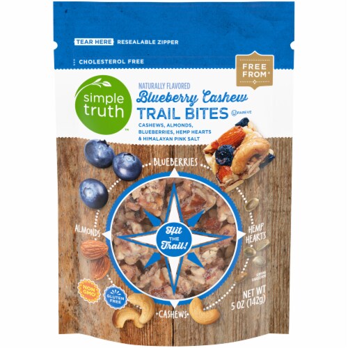 Simple Truth™ Blueberry Cashew Trail Mix Bites Perspective: front