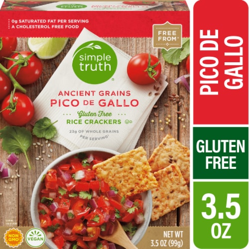 Simple Truth® Pico de Gallo Rice Crackers Perspective: front