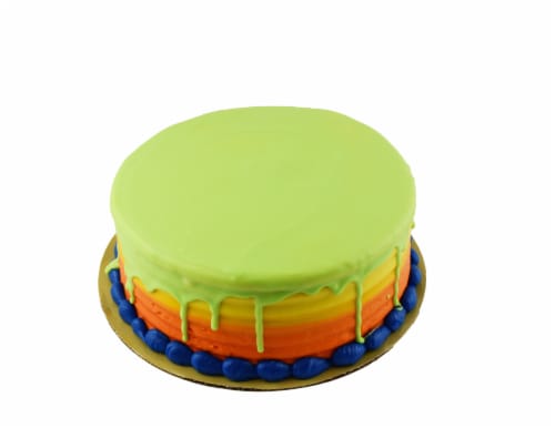 Bakery Fresh Goodness Double Layer Yellow Cake with Buttercream Icing Perspective: front