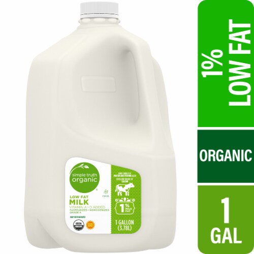 Simple Truth Organic® 1% Low Fat Milk Perspective: front