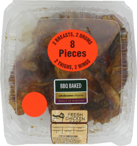Deli Baked Barbecue Chicken Cold Perspective: front