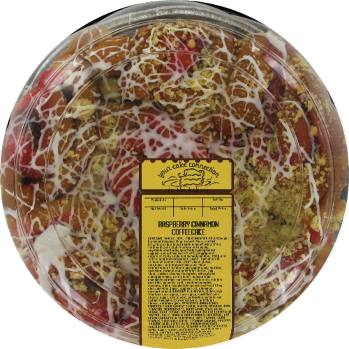 Raspberry Cinnamon Coffee Cake Perspective: front