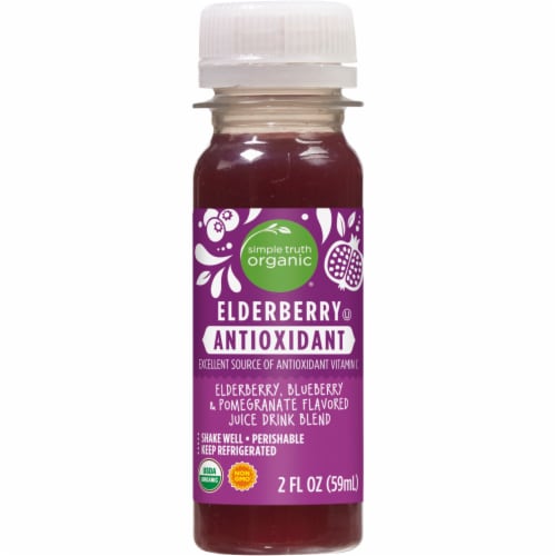 Simple Truth Organic™ Elderberry Juice Shot Perspective: front