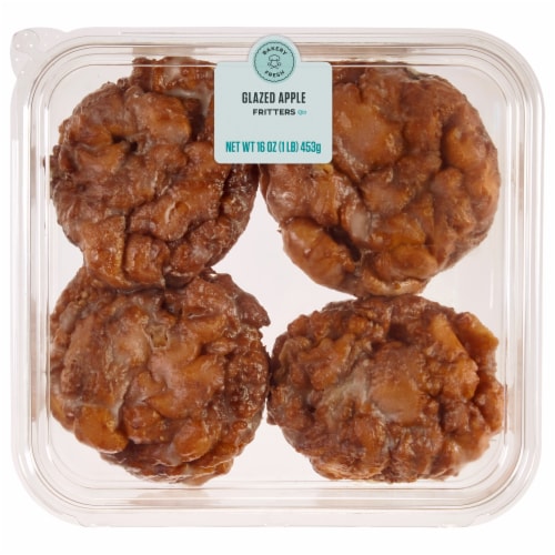 Bakery Fresh Glazed Apple Fritters Perspective: front