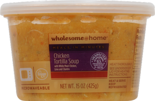 Wholesome@Home Chicken Tortilla Soup Perspective: front