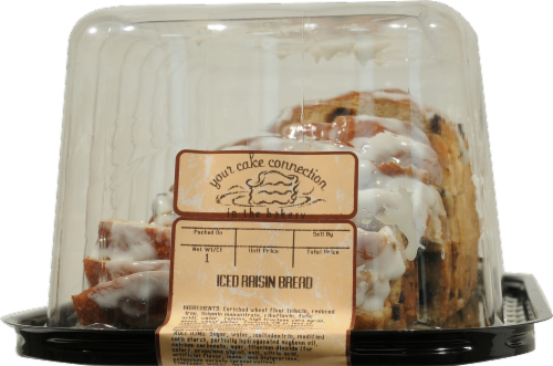 Bakery Fresh Goodness Iced Raisin Bread Perspective: front