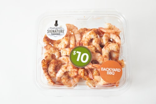 Large Backyard BBQ Shrimp Perspective: front