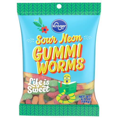 Sour Neon Gummi Worms