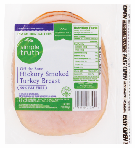 Simple Truth™ Off the Bone Hickory Smoked Turkey Breast Perspective: front