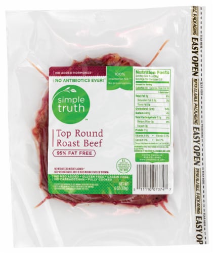 Simple Truth™ Top Round Roast Beef Perspective: front