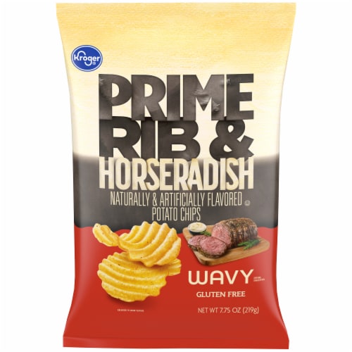 Kroger® Prime Rib & Horseradish Wavy Potato Chips, 7.75 oz - Kroger