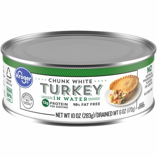 Kroger® Chunk White Turkey in Water Perspective: front